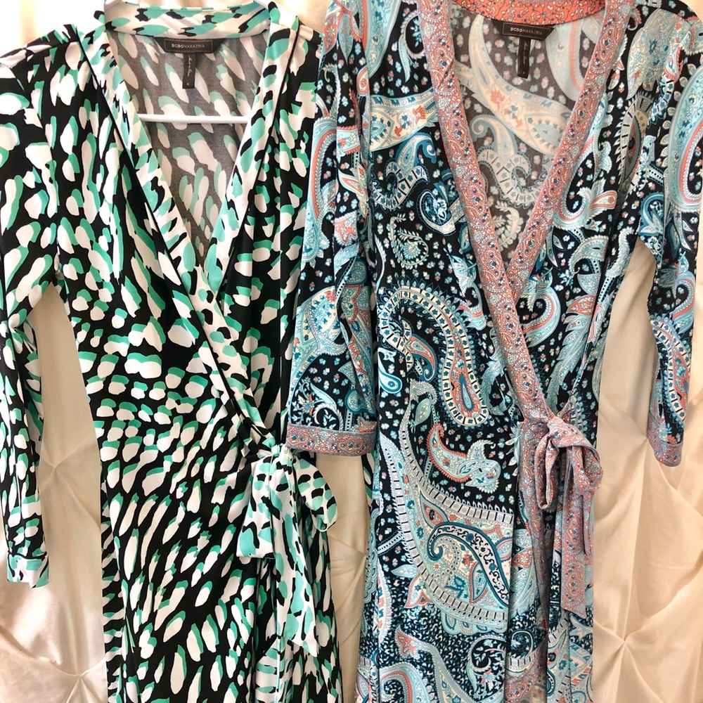 BCBGMAXAZRIA wrap dresses